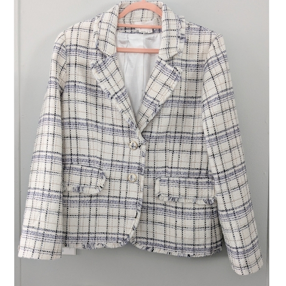 NEW Anthropologie Tweed Blazer - Picture 2 of 10